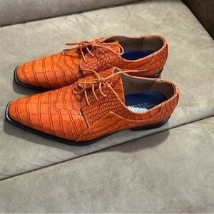 Roberto Chillini Status crocodile print oxfords